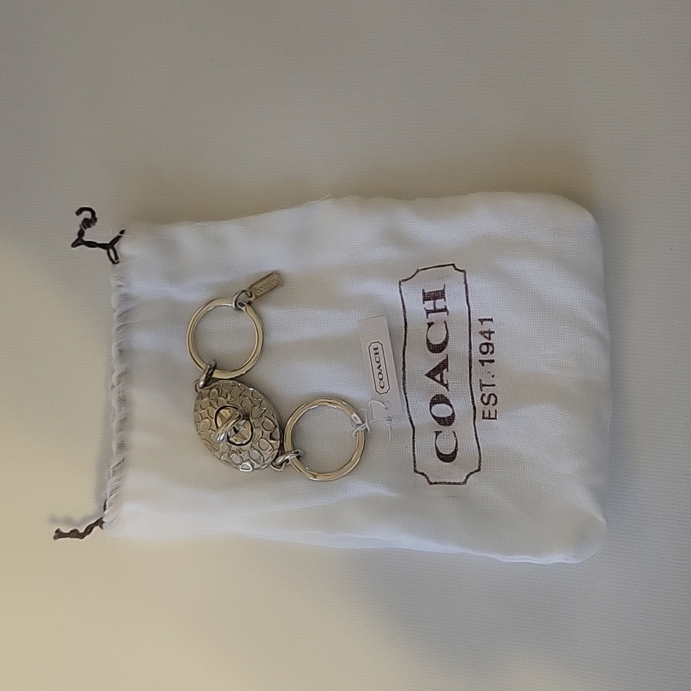 NEW Coach Valet Keychain